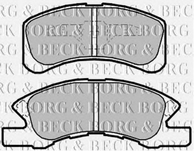 BORG & BECK bbp2141 -  Комплект тормозных колодок, дисковый тормоз